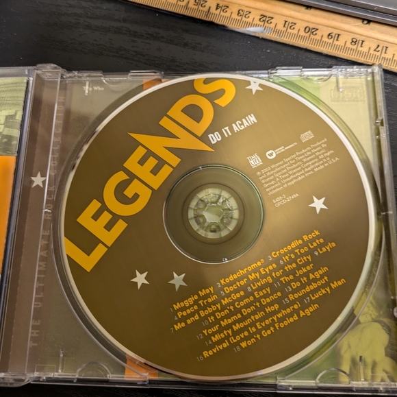 LEGENDS Black and Orange CD with Bold Typography - Picture 4 of 6